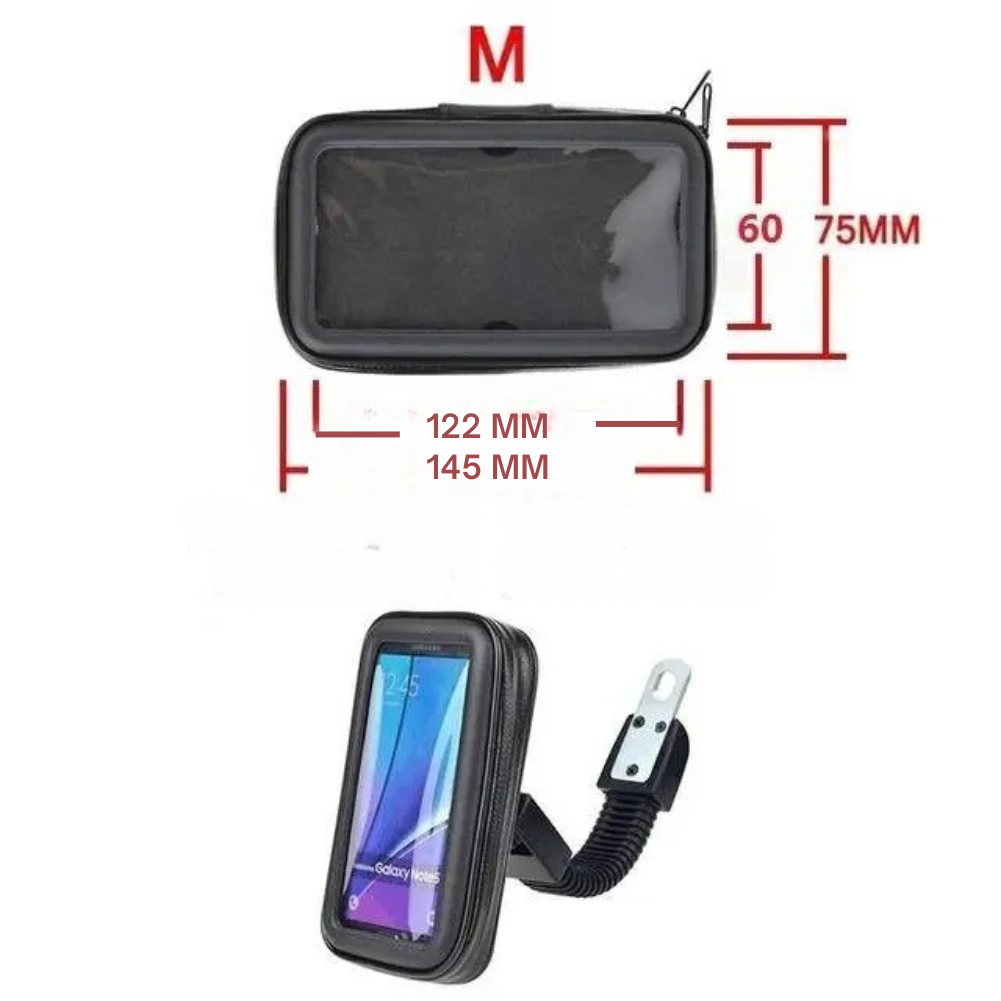 Porte Telephone Moto Etanche Taille M