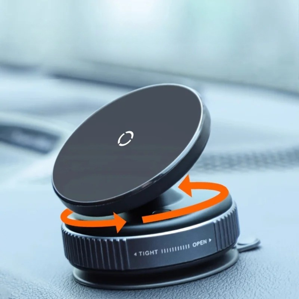 Porte Telephone Voiture Magnetique Rotation Serrage Ventouse