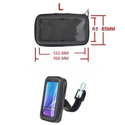 Porte Telephone Moto Etanche Taille L
