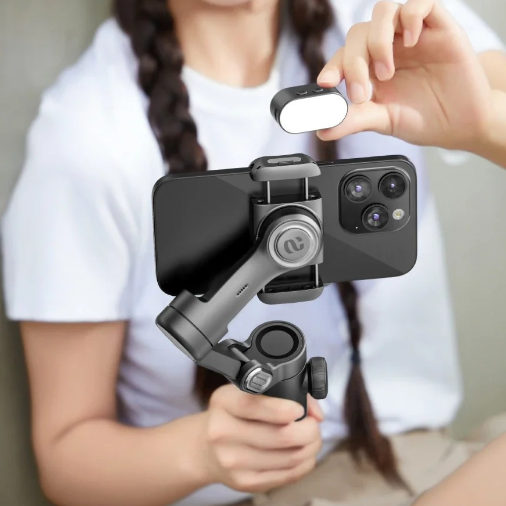 Stabilisateur Gimbal avec module Eclairage