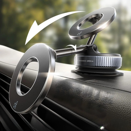 Support magnétique voiture rotatif grille aération
