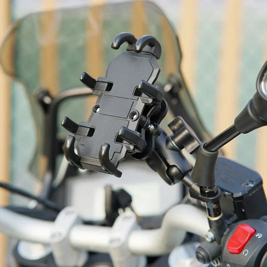Support Telephone Moto installation sur Retroviseur